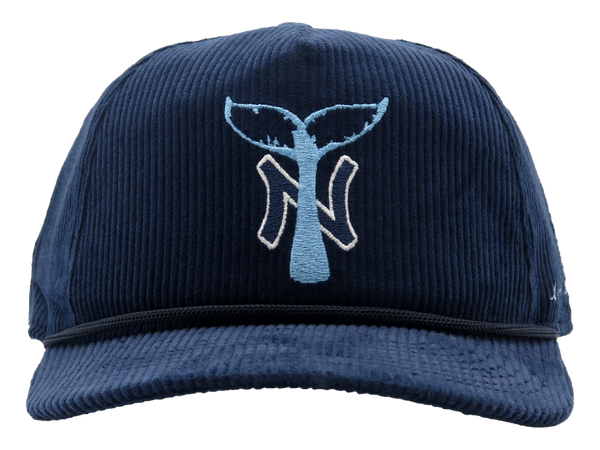 NY Whale tail cord trucker